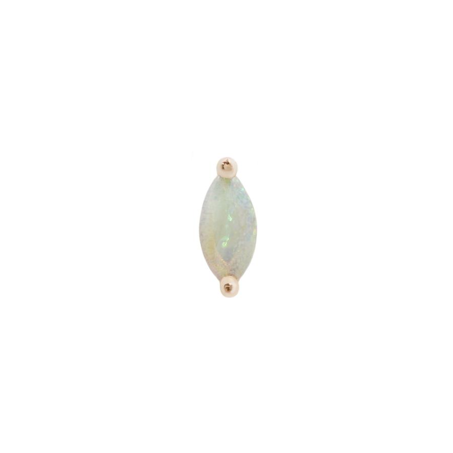 Zuri Threadless End - Rose Gold / Opal