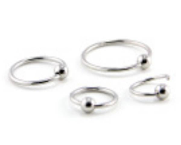 Steel Bead Rings Steel Fixed Bead Rings – Body Manipulations LLC